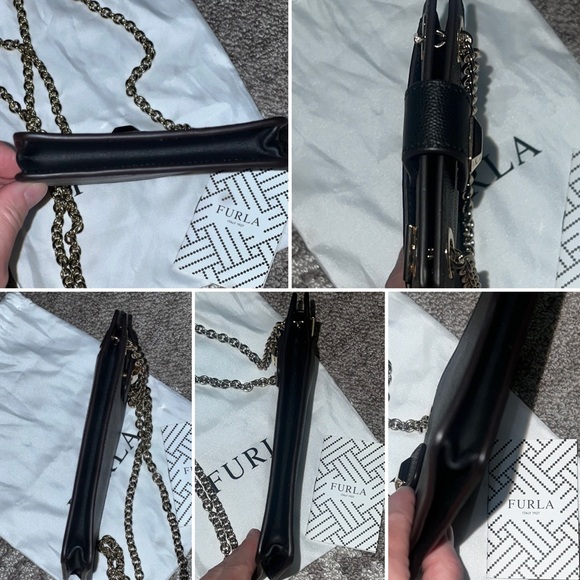 ⭐️FURLA mini crossbody Luxury Bag Like New Genuine Leather,DustBag & Bag ⭐️ - Picture 4 of 17